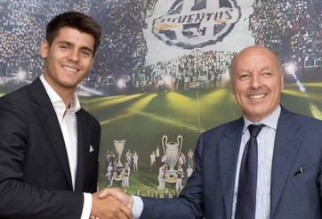 Alvaro Morata ký hợp đồng 5 năm với Juventus